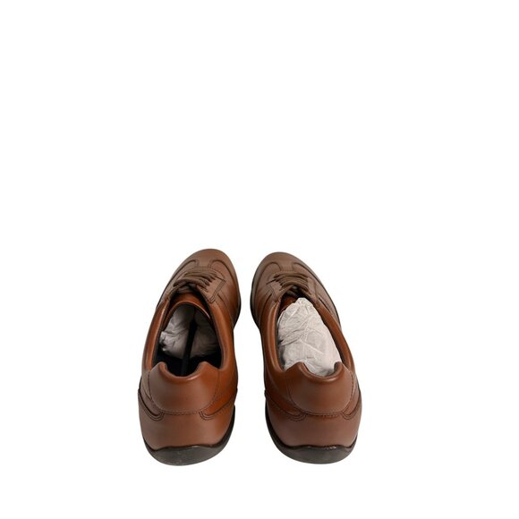 Geox Brown Leather Loafers
